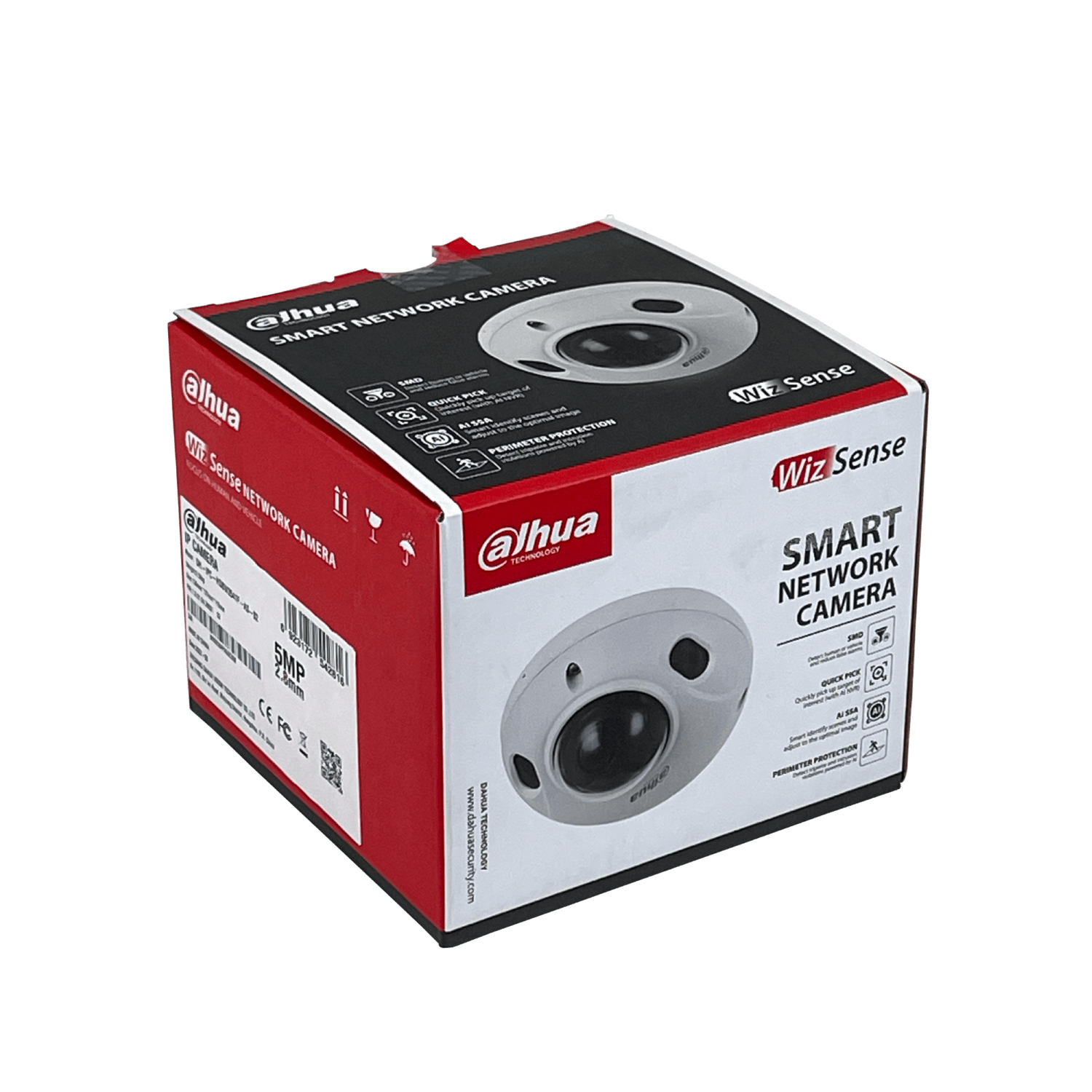 Cámara Domo IP Dahua IPC-HDBW3541F-AS-S2 5MP IR 30m PoE IP67 IK10 1