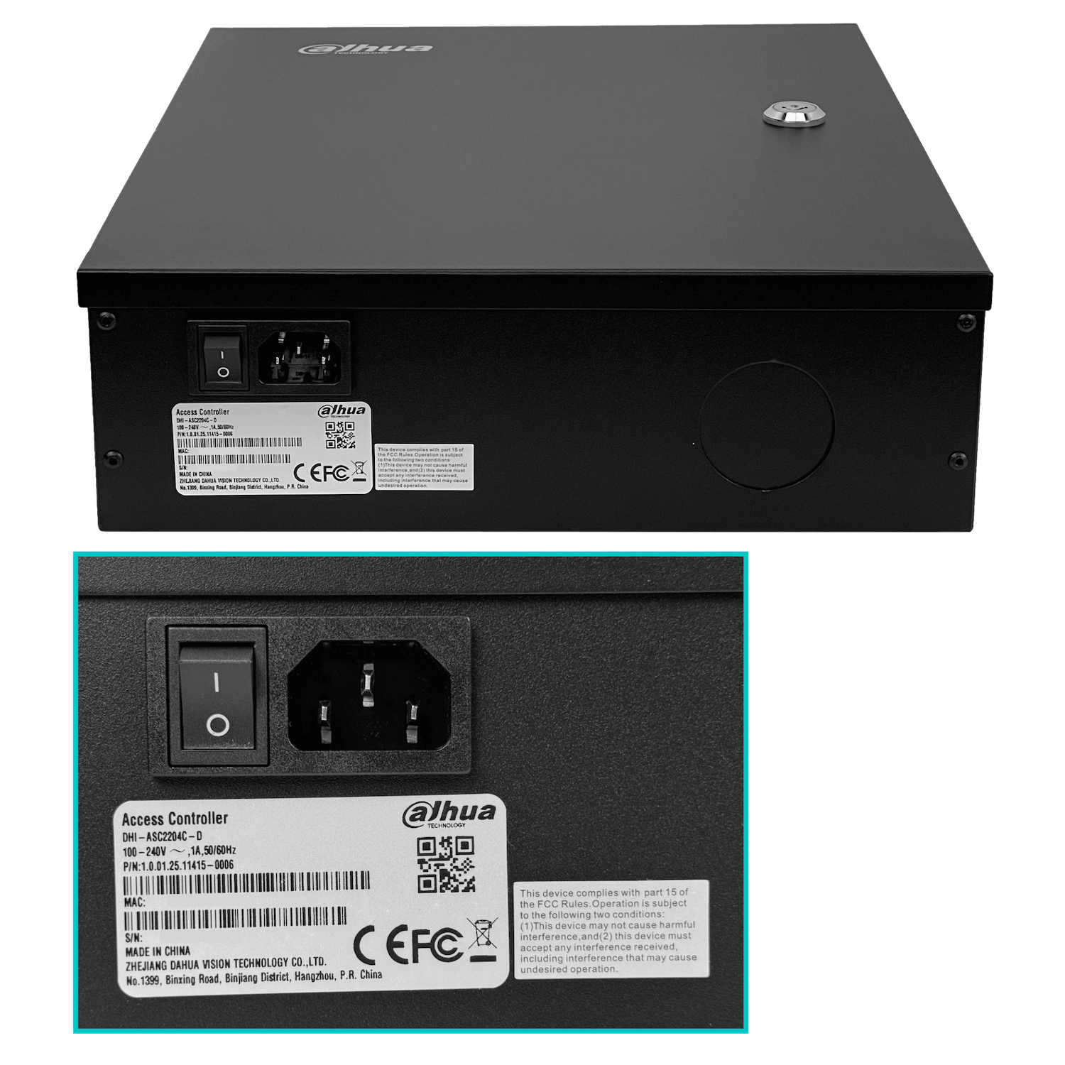 Controlador de Acceso Dahua ASC2204C-D - Gestión de 4 Puertas con Comunicación TCP/IP 7