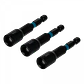 Set de 3 Puntas Hexagonales 8mm 1/4 Largo-65mm TAC270831 TOTAL - Miniatura 2