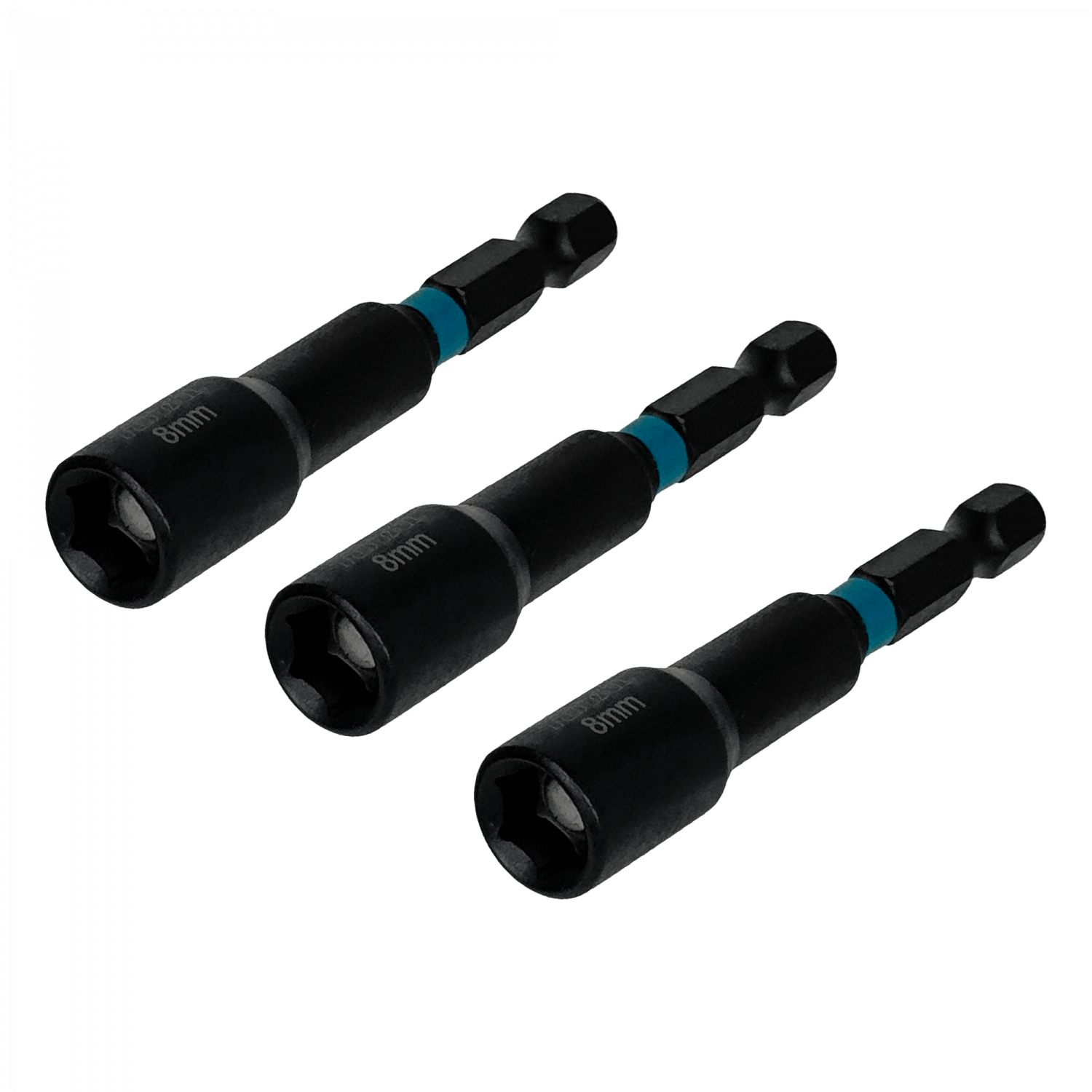Set de 3 Puntas Hexagonales 8mm 1/4 Largo-65mm TAC270831 TOTAL 2
