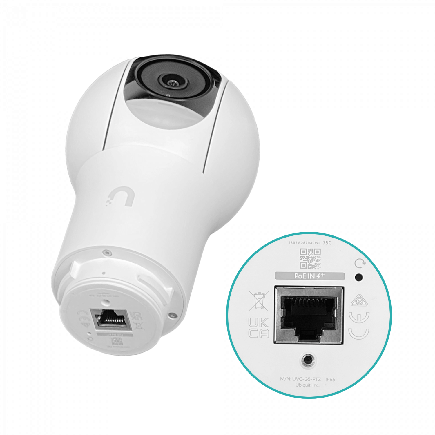 Cámara PTZ Ubiquiti UniFi G5 - 4MP, Zoom Óptico 2x, Visión Nocturna 20m, IP66, PoE+ 2