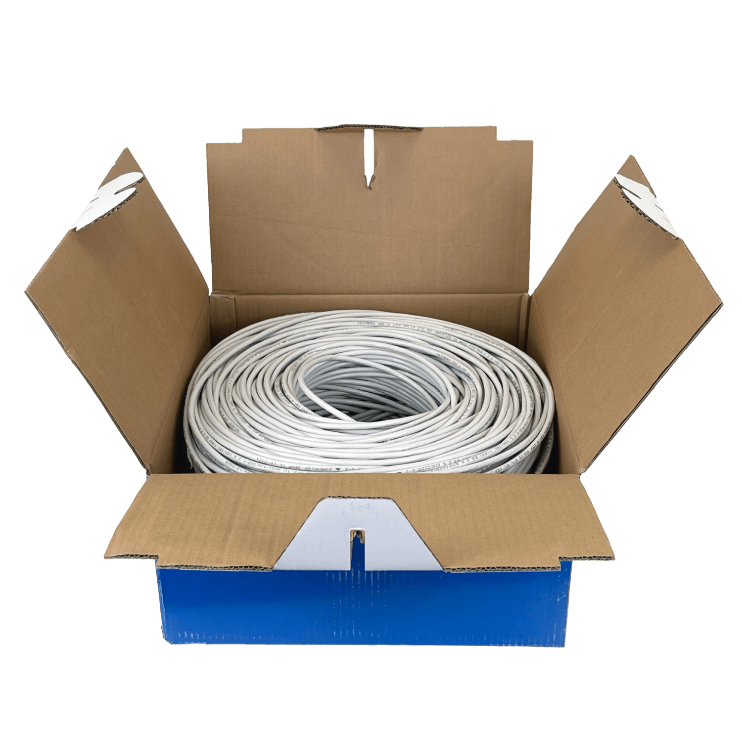 Caja Cable TRIMERX AWG23 LSHZ CAT6 Gris, Unifilar, 305m, Cobre 1