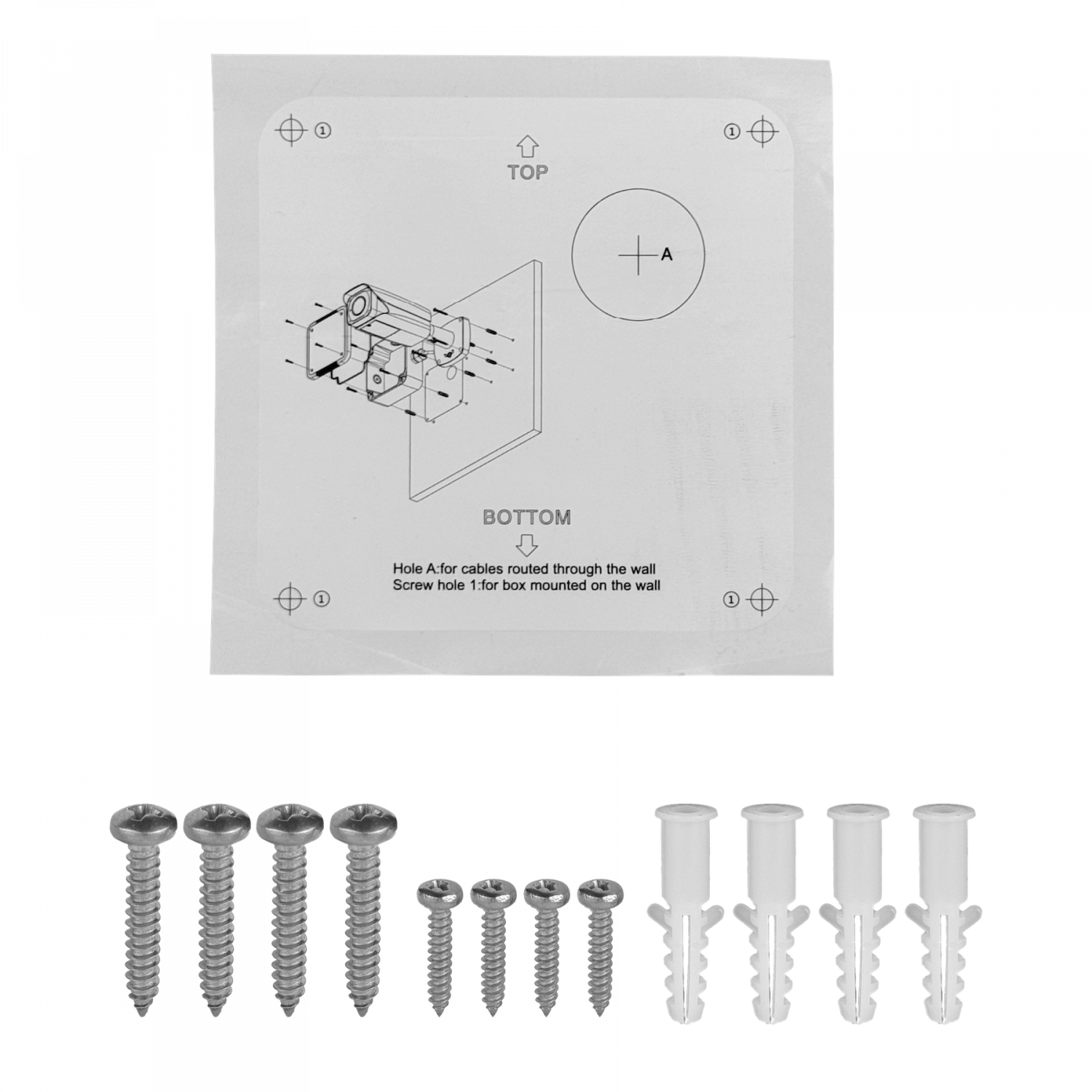 Caja de Conexiones Dahua PFA12C, Plástica, Resistente al Agua 2