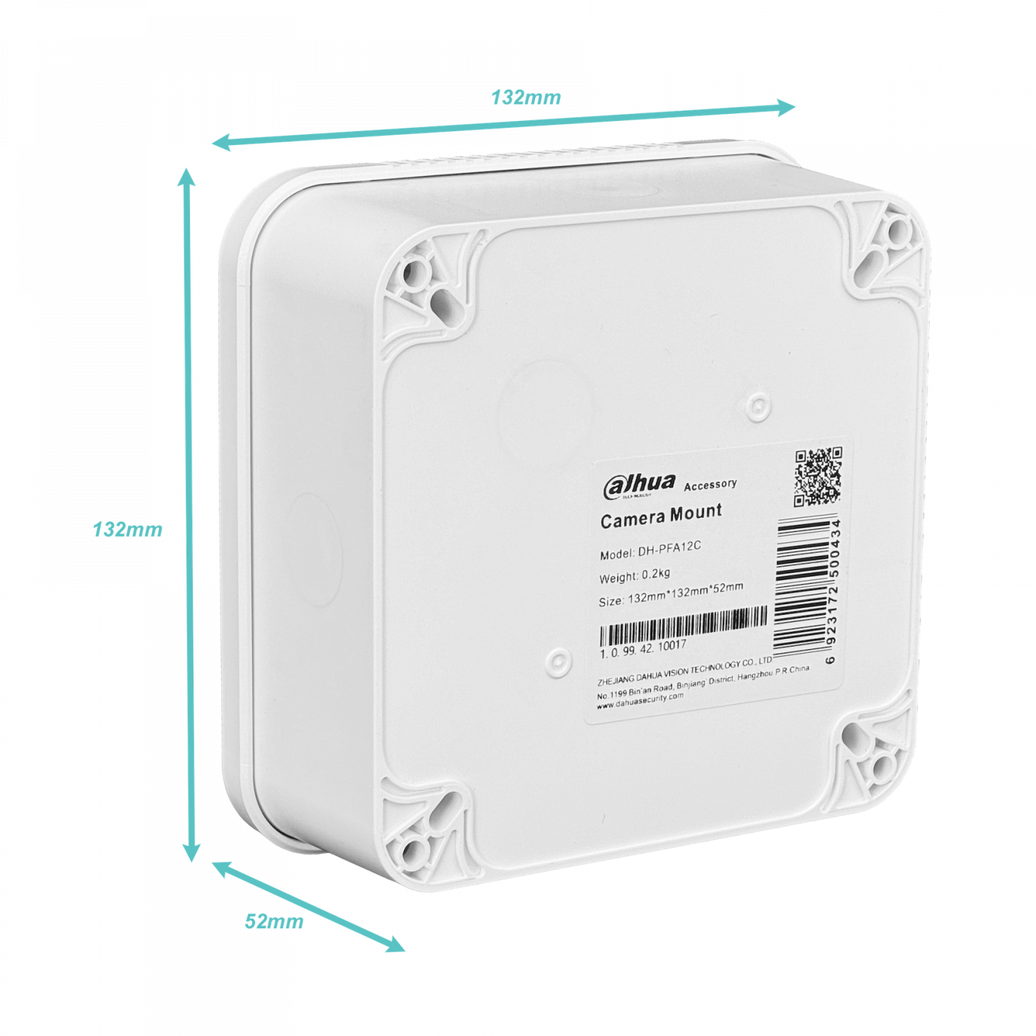 Caja de Conexiones Dahua PFA12C, Plástica, Resistente al Agua 3