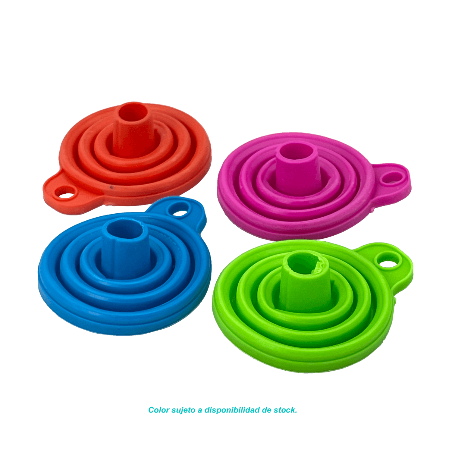 Embudo De Silicona Plegable Multiuso 2