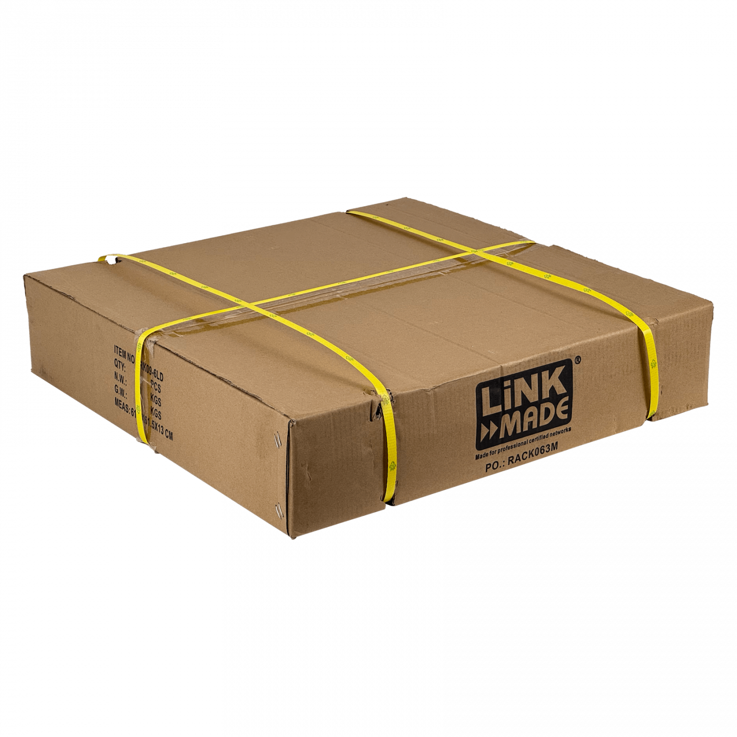 Gabinete Pared LINKMADE RK09-6LD 9U Fondo 60cm Negro Desarmado 6