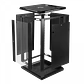 Gabinete Rack LINKMADE RK18-6LD 18U 60cm de Fondo Desarmado para Montaje en Pared - Negro - Miniatura 3