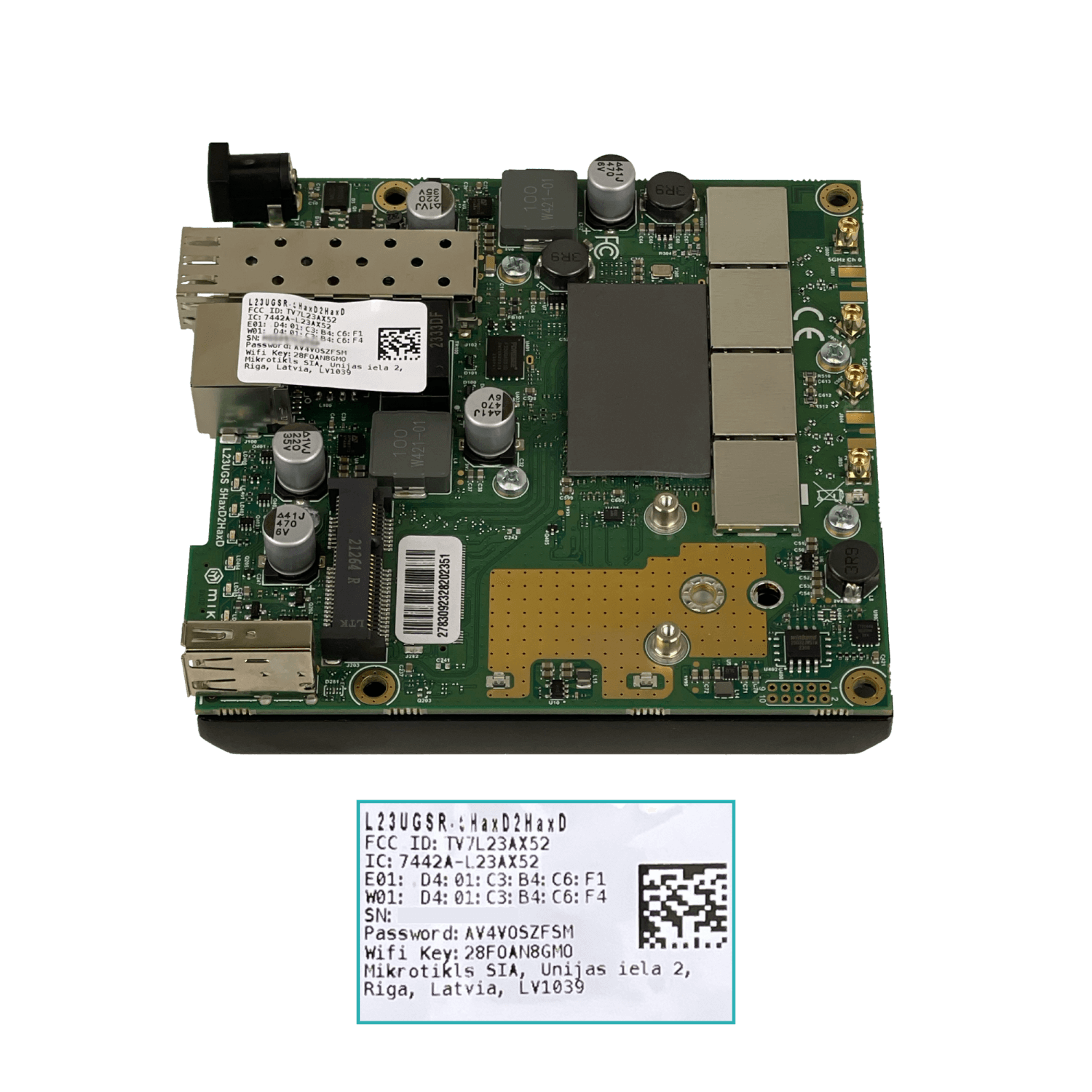 Router Modular MikroTik L23UGSR-5HaxD2HaxD - Wi-Fi 6, Dual Band, Personalizable 2
