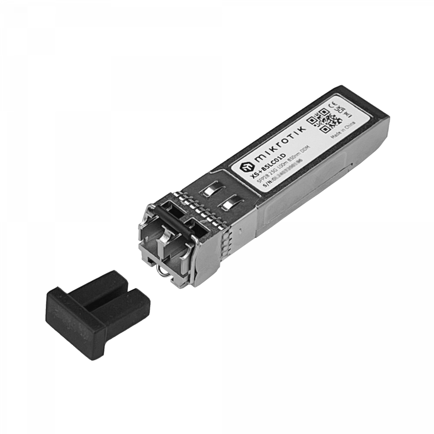 Módulo SFP MikroTik XS+85LC01D - 25G, Dual LC, 850nm, 100m 1