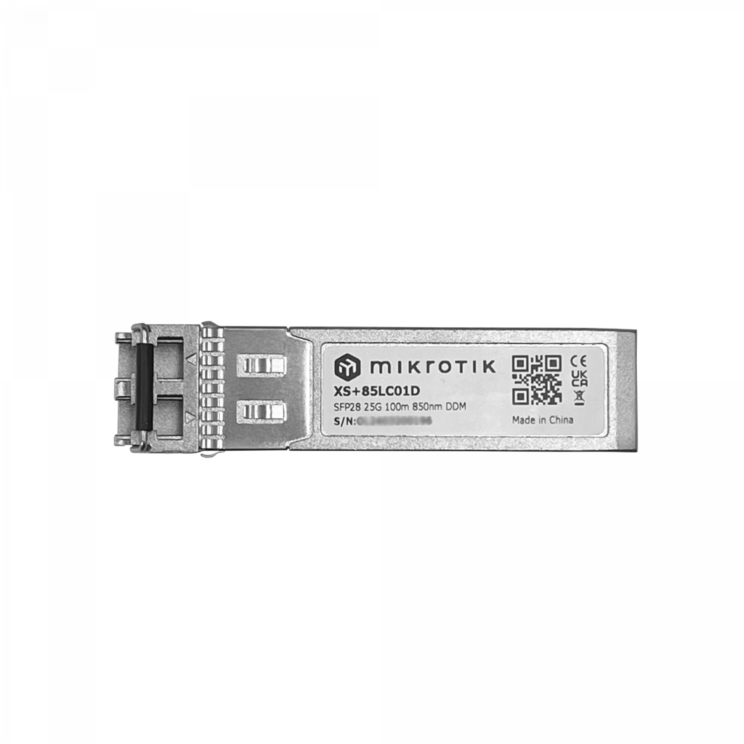 Módulo SFP MikroTik XS+85LC01D - 25G, Dual LC, 850nm, 100m 2