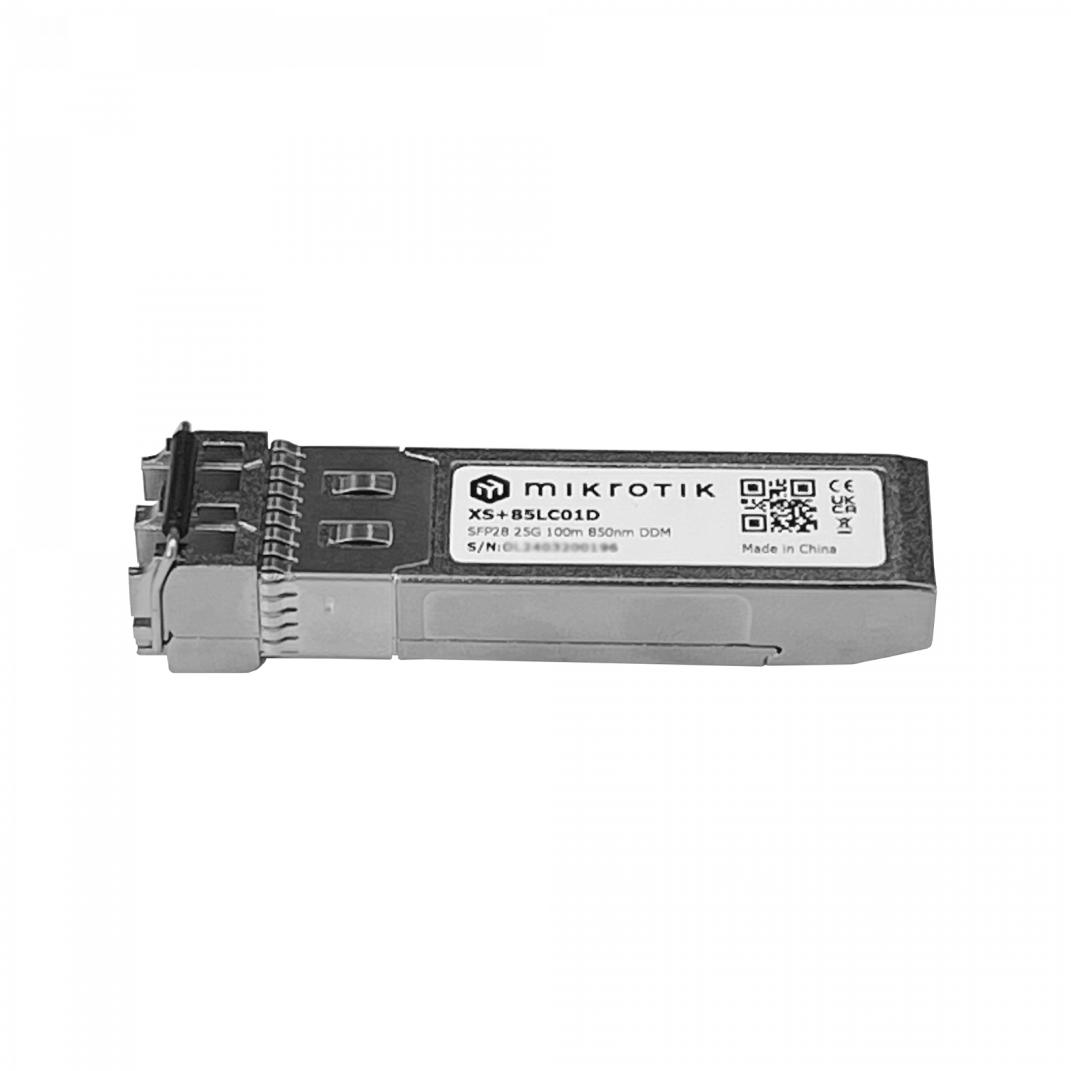 Módulo SFP MikroTik XS+85LC01D - 25G, Dual LC, 850nm, 100m 3
