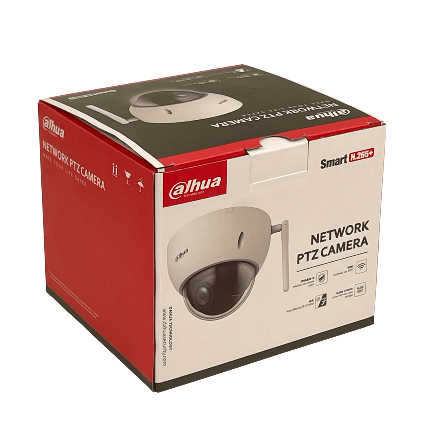 Cámara PTZ Dahua 2MP Wifi 2.8-12mm PoE 4xZoom IR IP66 IK10 WizSense SD22204DB 5