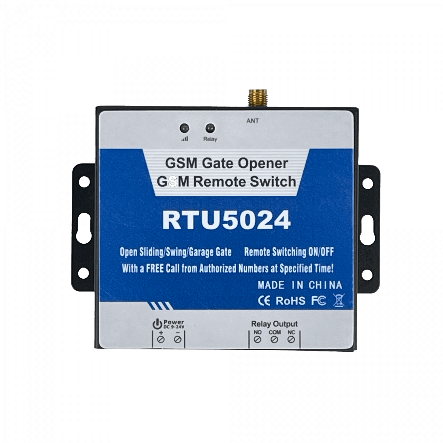 Controlador de Acceso GSM RTU5024 2G 1-SIM NA/NC 9–24VDC 1