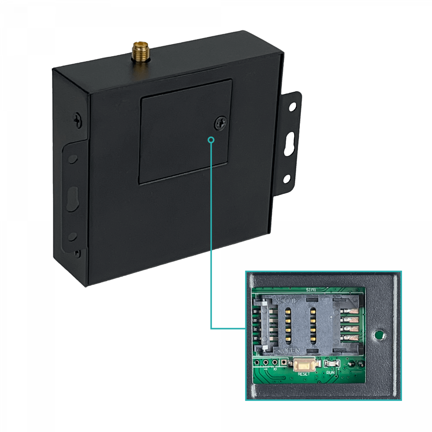 Controlador de Acceso GSM RTU5024 2G 1-SIM NA/NC 9–24VDC 3