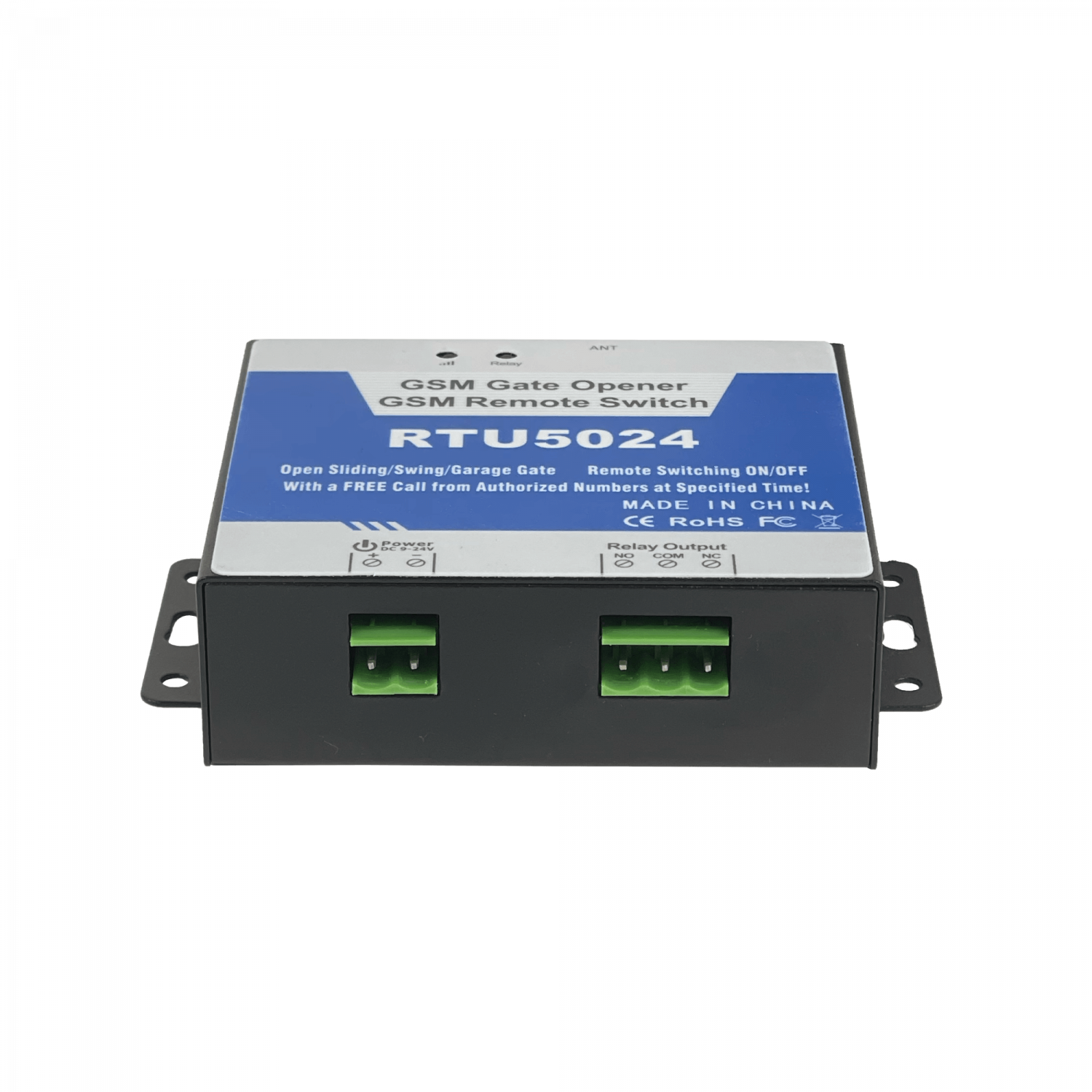 Controlador de Acceso GSM RTU5024 2G 1-SIM NA/NC 9–24VDC 5