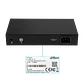 Switch 6 Puertos (4 PoE+af/at) + 2 Uplink 36W No Administrable, Dahua PFS3006-4ET-36 - Miniatura 2