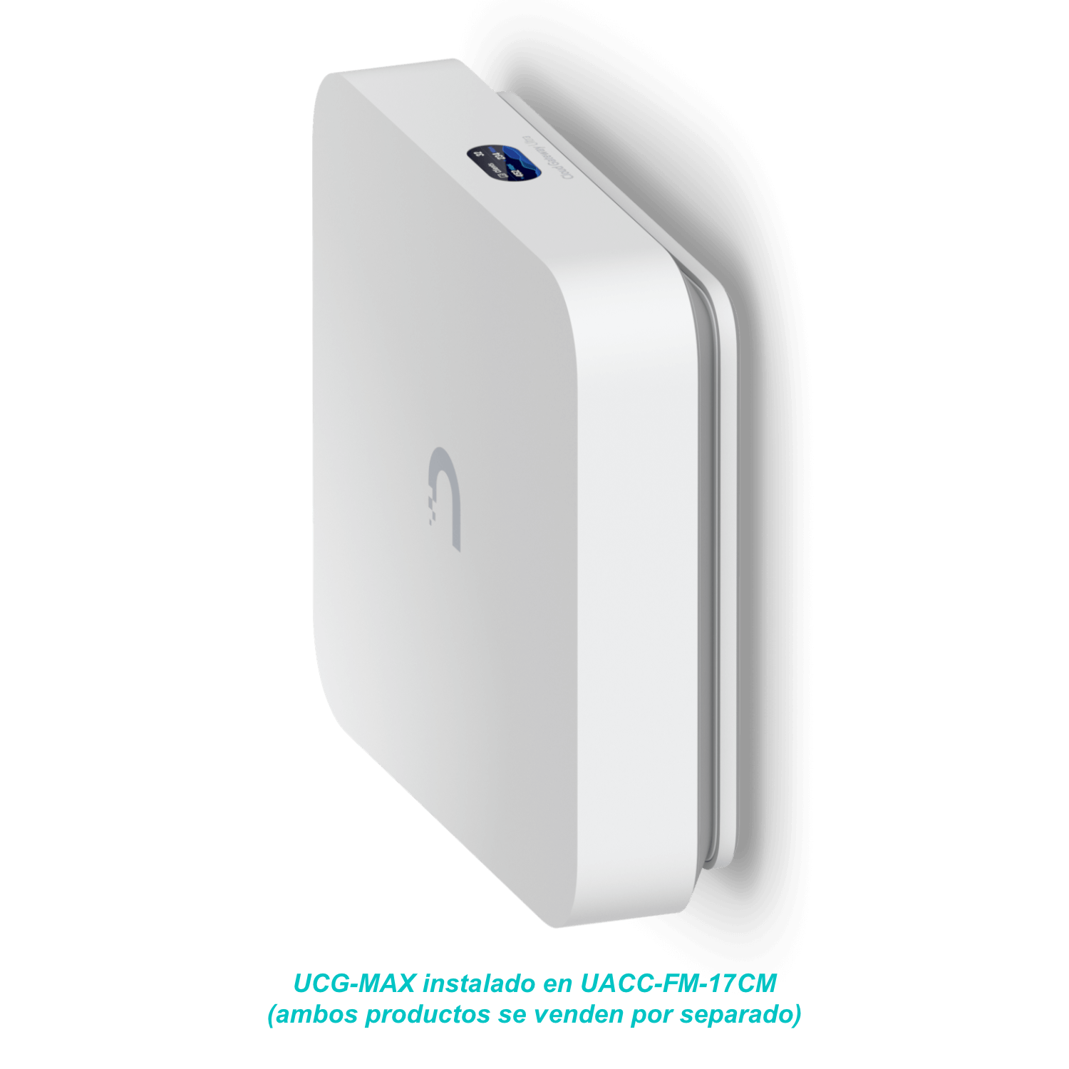 Placa Magnetica Ubiquiti Montaje Mural de Router UXG-MAX y UCG-MAX/ULTRA, 17x17cm, Color Gris 4