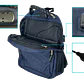 Mochila Azul 16” con USB y Plug 3.5mm para Notebook 31x40cm - Miniatura 1