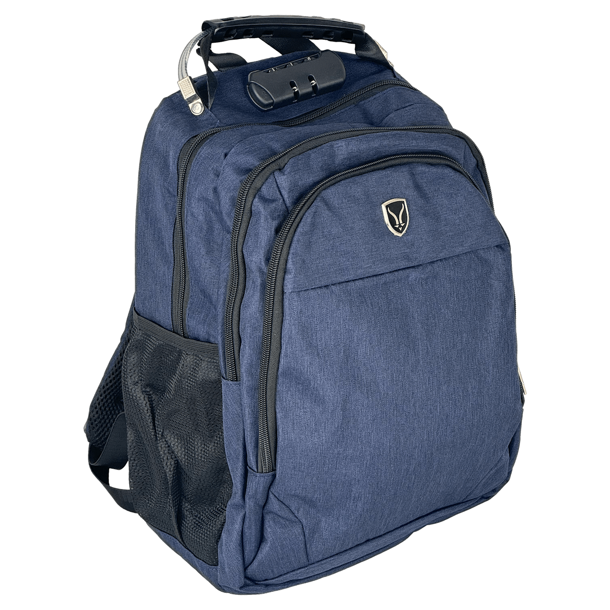 Mochila Azul 16” con USB y Plug 3.5mm para Notebook 31x40cm 2
