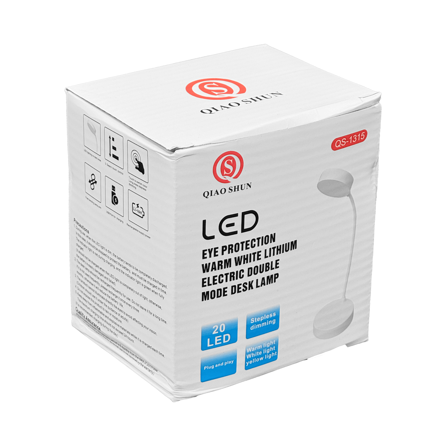 Lampara LED Dimeable-Touch inc-Pila 18650 Litio Recargable USB-AM 4