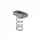 Tuerca con Resorte Hilo interior 3/8pulgada Montajes Riel 42x42mm - Miniatura 2