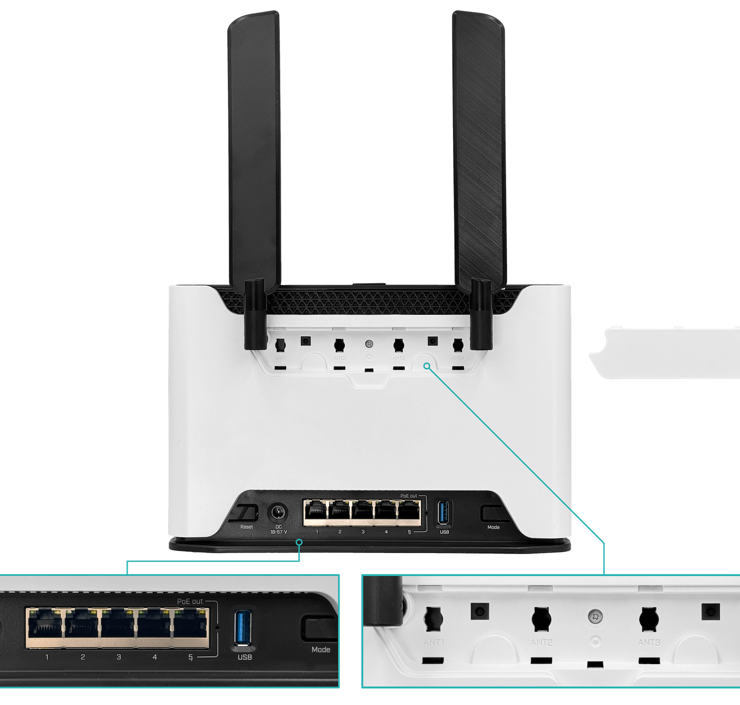 Punto de Acceso WiFi 6, Dual Band, CPU Avanzada, MikroTik Chateau Pro AX, ideal para streaming 4K 5