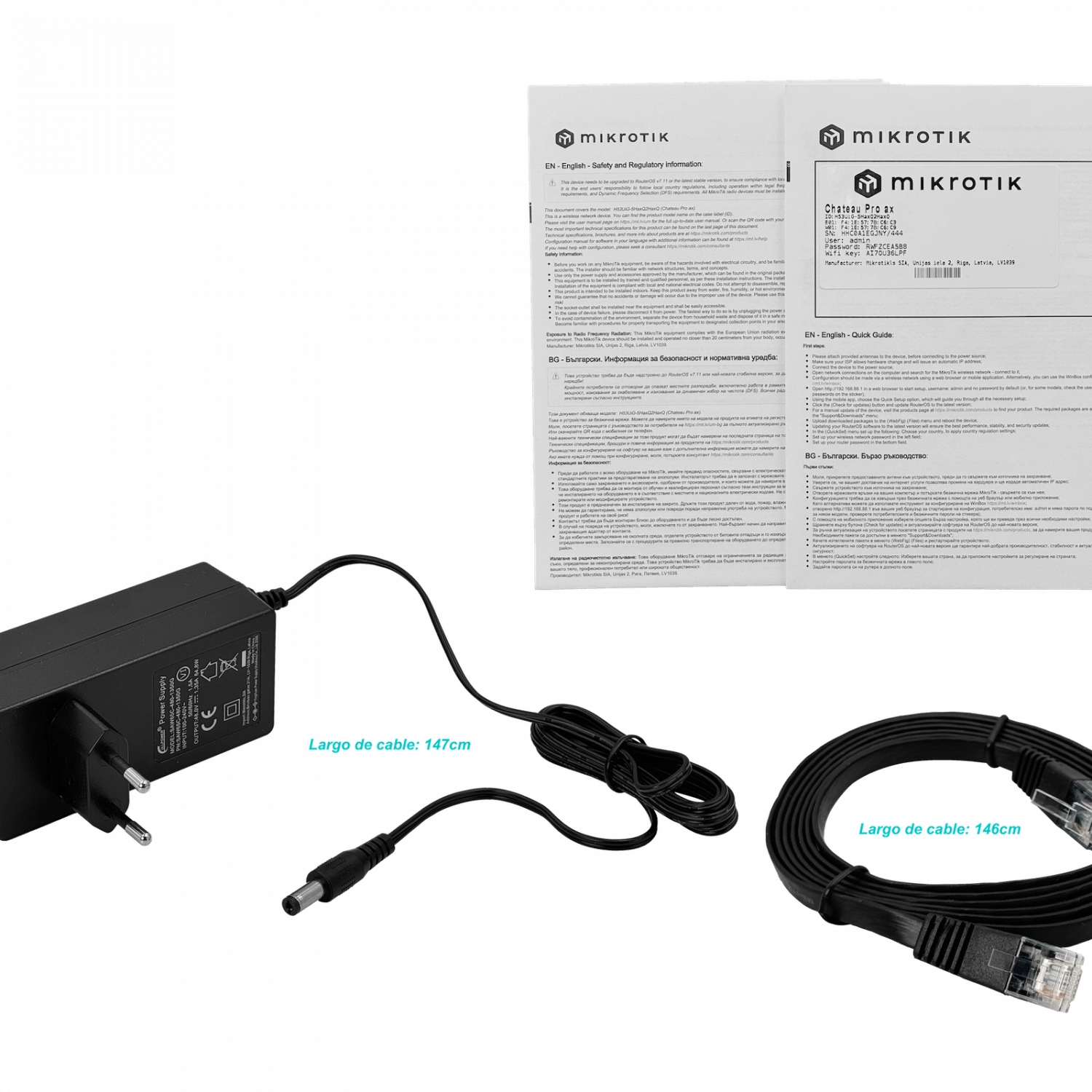 Punto de Acceso WiFi 6, Dual Band, CPU Avanzada, MikroTik Chateau Pro AX, ideal para streaming 4K 7