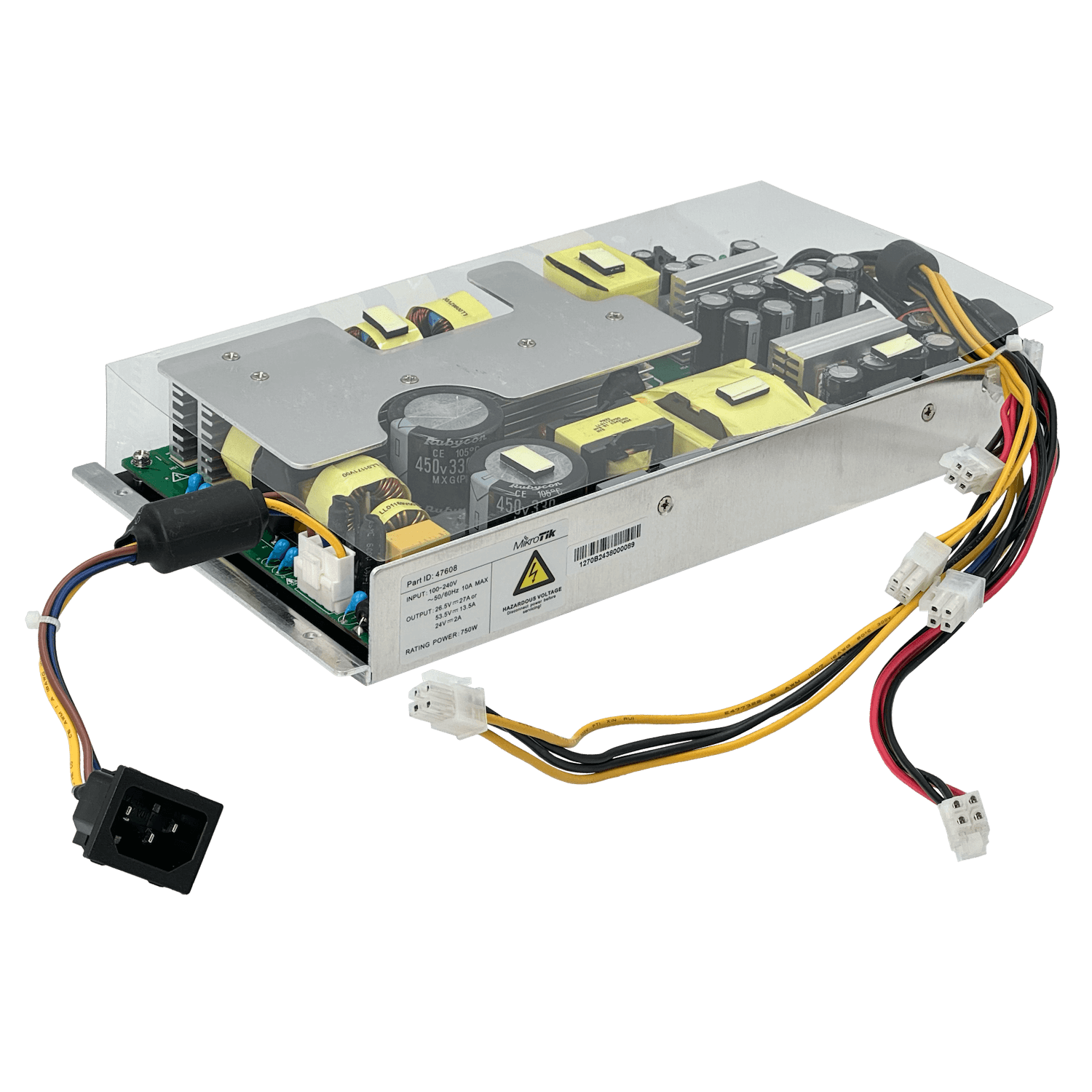 Fuente de Alimentación MikroTik G1270 - 750W Open Frame para CRS354-48P-4S+2Q+RM 1