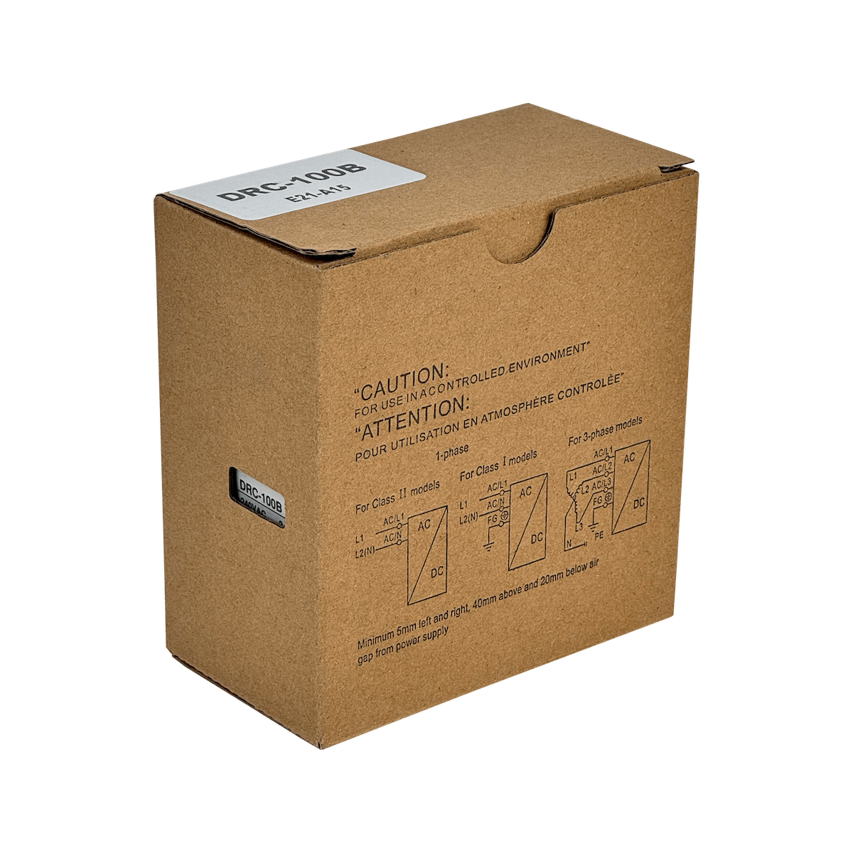 Fuente de Poder MEANWELL 27,6VDC 100W - Ajustable, montaje en riel DIN 2