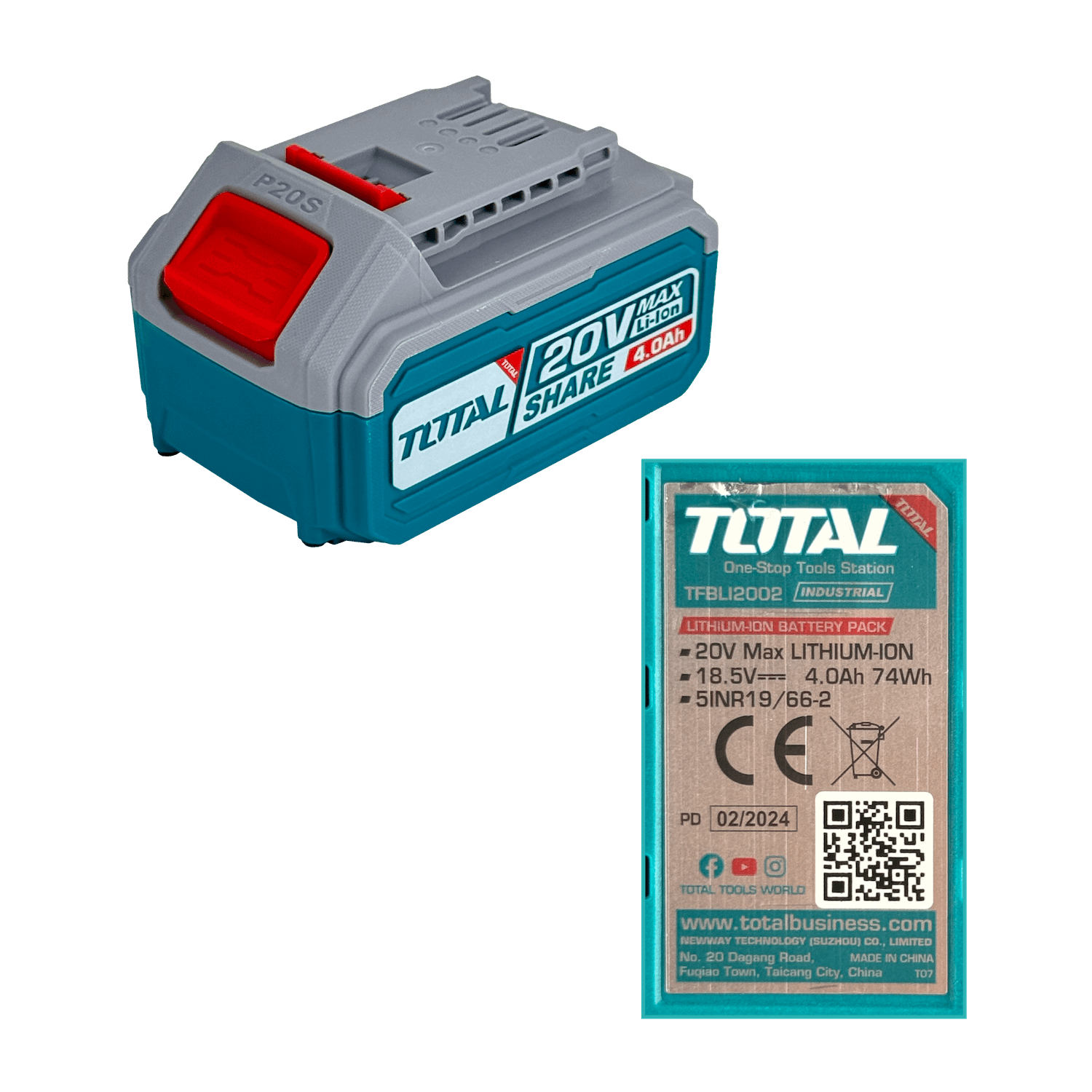 Hidrolavadora Inalámbrica TOTAL 20V 25Bar 132L/H - TPWLI20084 3