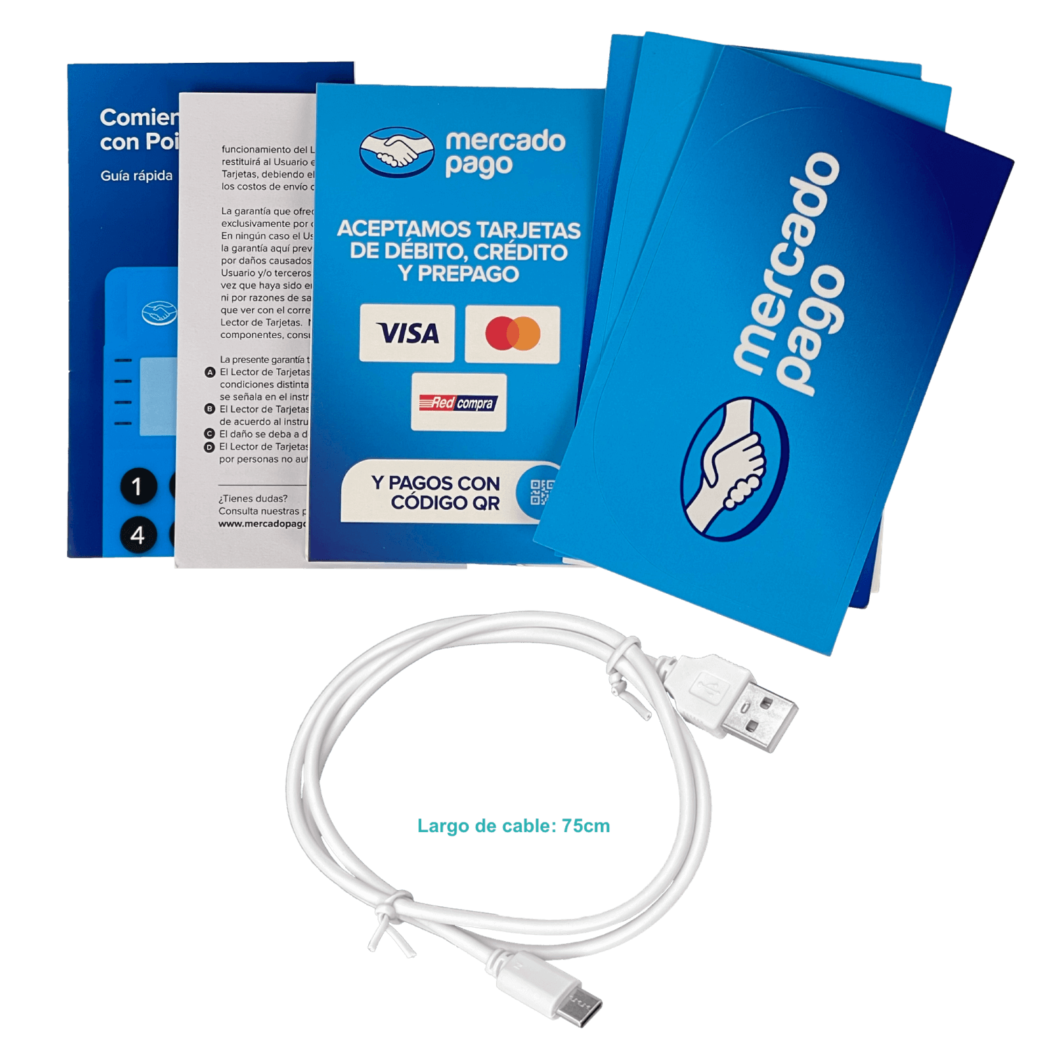 MERCADOPAGO Maquina Mini Pago Con Tarjeta BT Requiere Celular ME30S 4