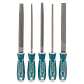 Set limas Total LIMAS-TOTAL 5 piezas acero T12 8 pulgadas - Miniatura 3
