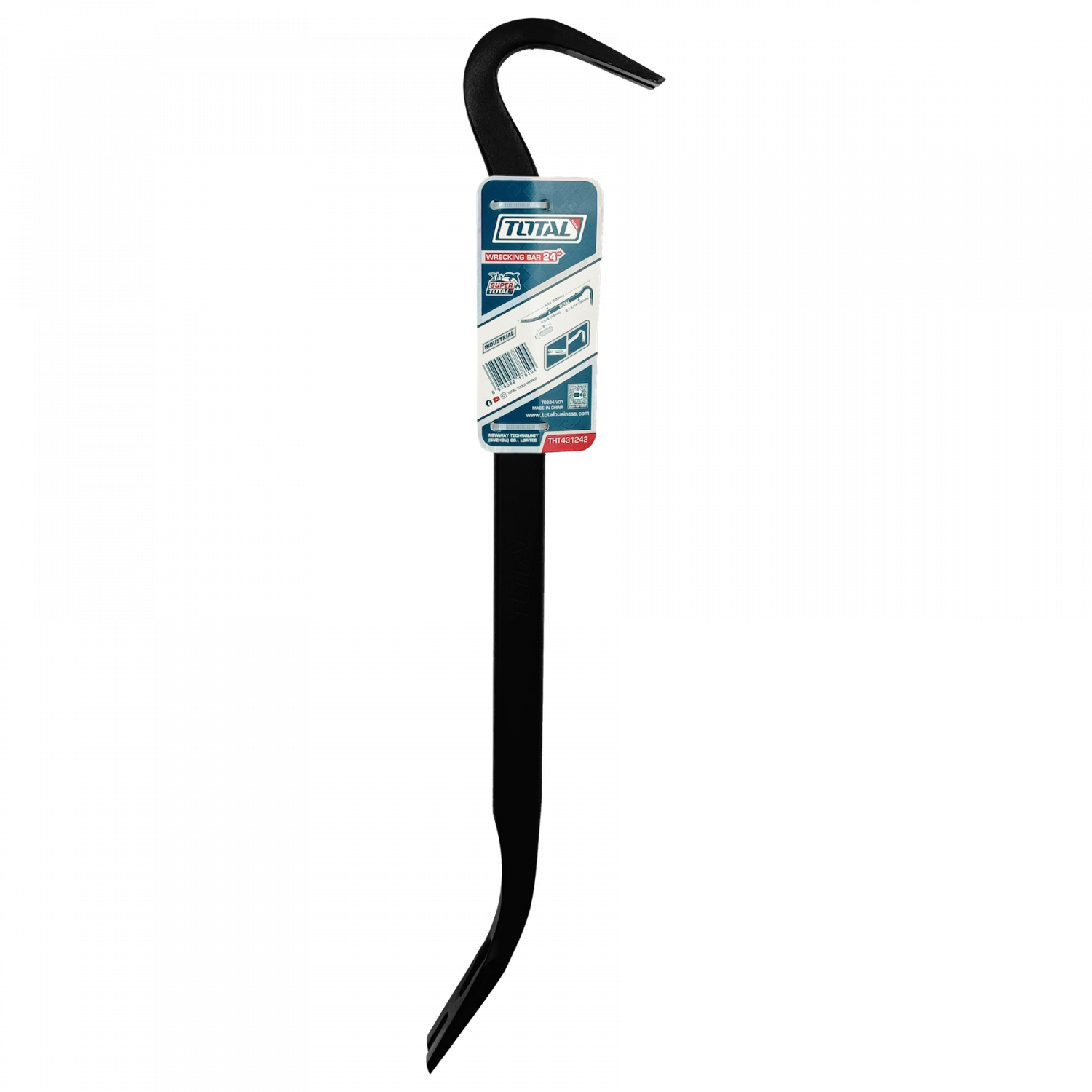 Barretilla Diablo Acero TOTAL, 24-Pulgadas, 600mm, Wrecking-Bar, THT431242 1