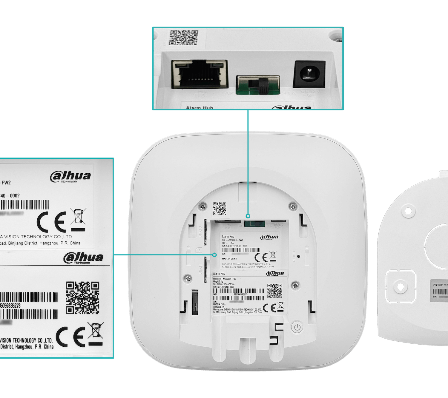 Kit de Alarma Inalámbrico Dahua ART-ARC3000H-03-FW2(868) con Conexión Wi-Fi y 4G 4