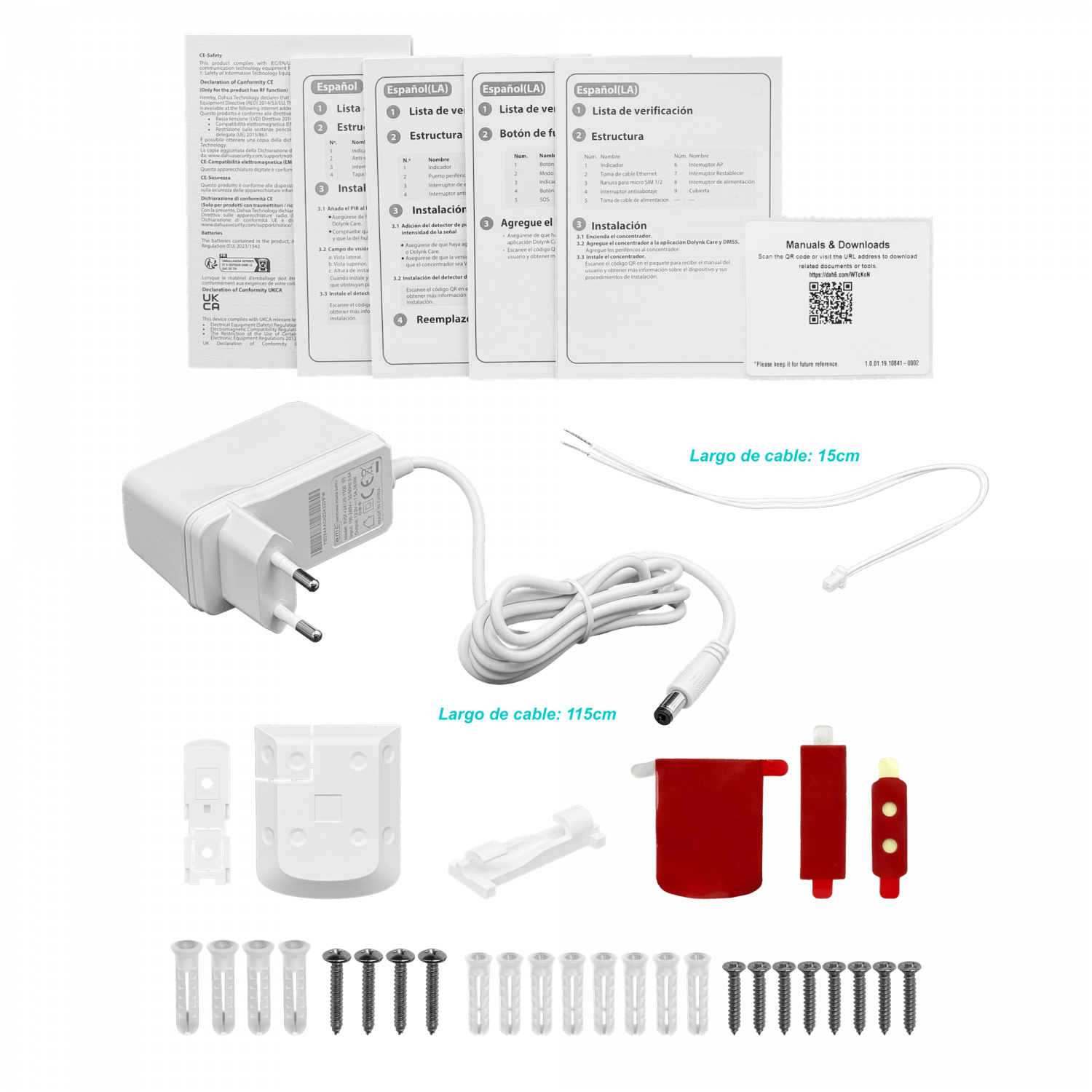 Kit de Alarma Inalámbrico Dahua ART-ARC3000H-03-FW2(868) con Conexión Wi-Fi y 4G 8