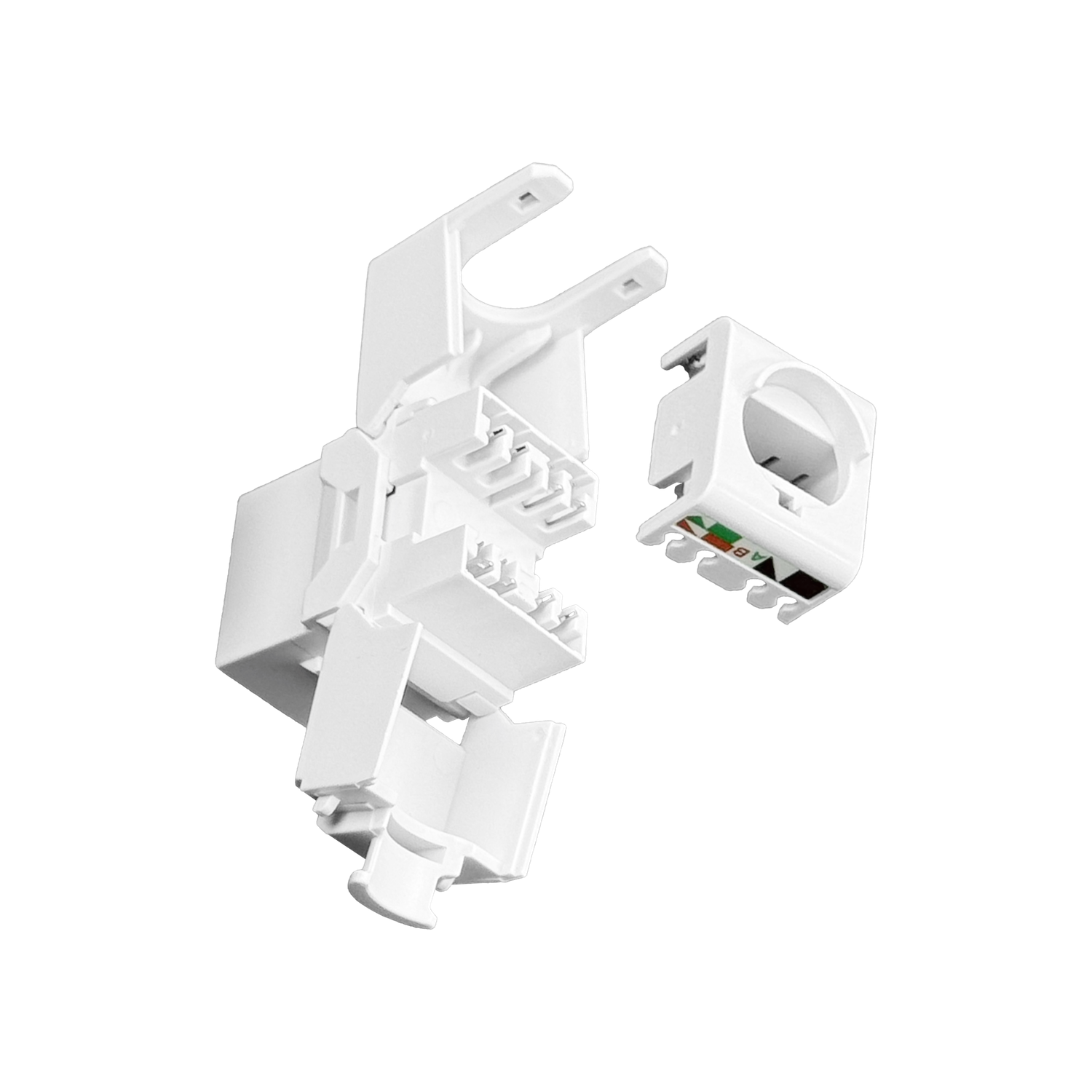Acoplador Keystone Cat6 Ubiquiti 1 unidad, Ubiquuiti UACC-Keystone-Jack-C6 1