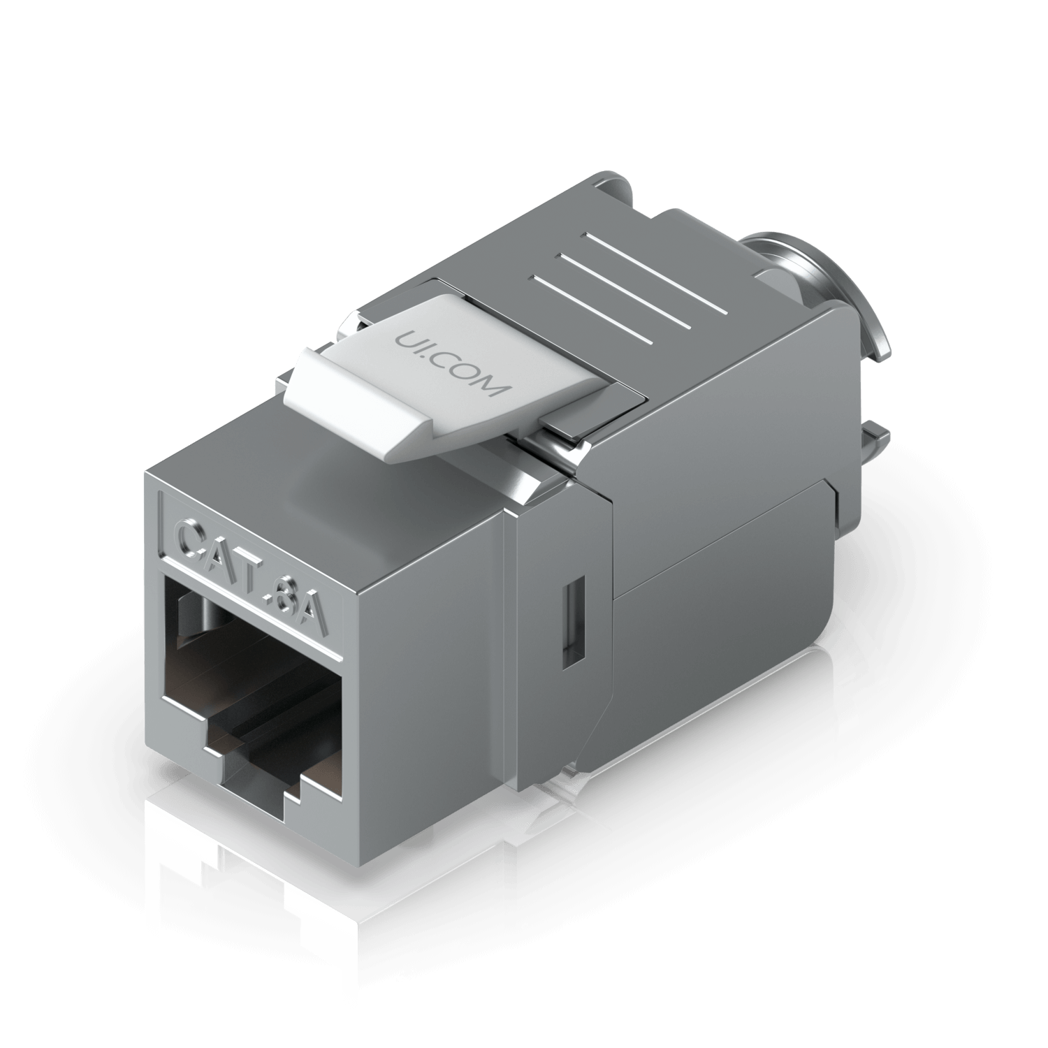 Acoplador Keystone Cat6A Ubiquiti 1 Unidad, Ubiquiti UACC-Keystone-Coupler-C6A 2