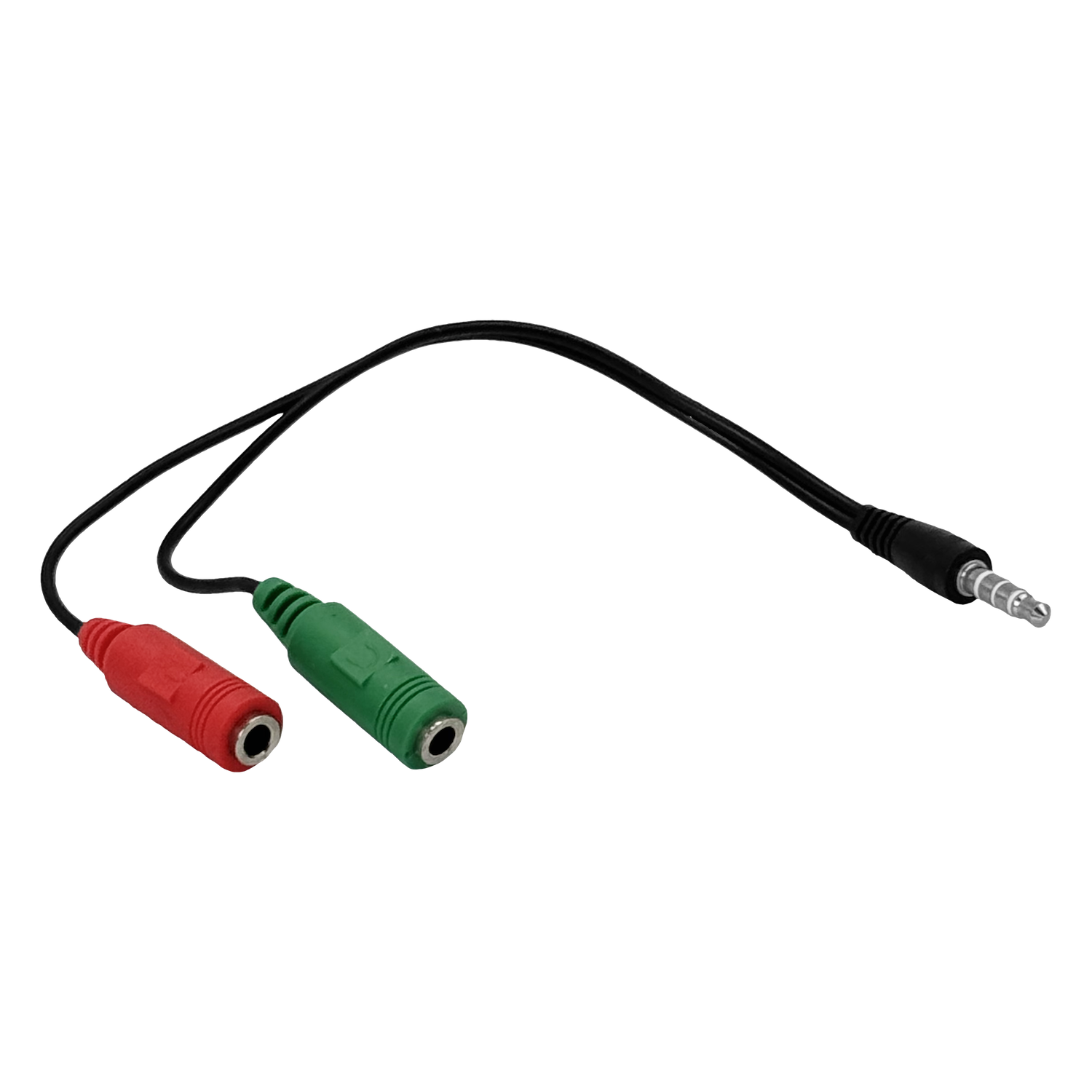 Cable Divisor de Audio 1x Jack 3.5mm Macho a 2x Jack 3.5mm Hembra, 20cm 1
