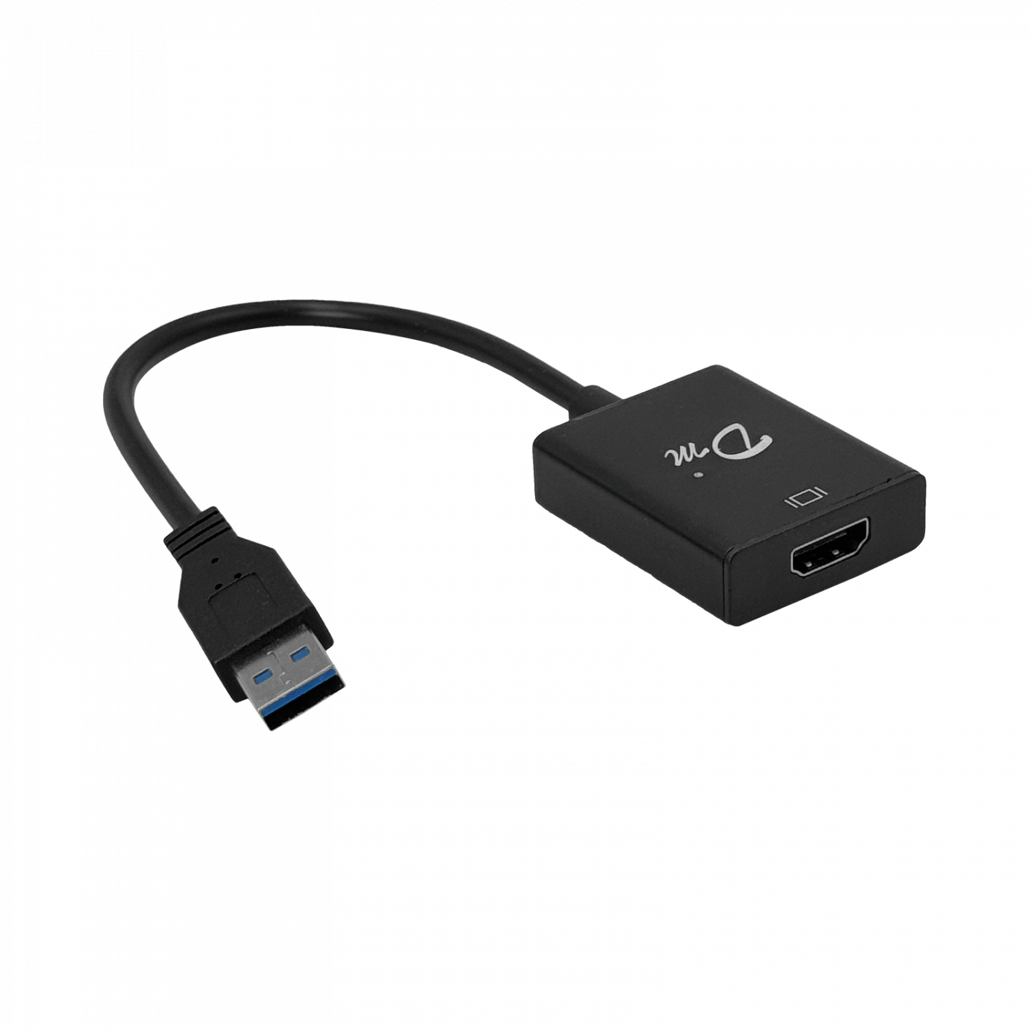 Adaptador USB-A 3.0 Macho a HDMI Hembra, 1080p, Cable 10cm, Solo para PC 1