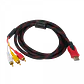 Cable HDMI Macho a 3 RCA Macho, 1.5 Metros, Video 1080p - Miniatura 1