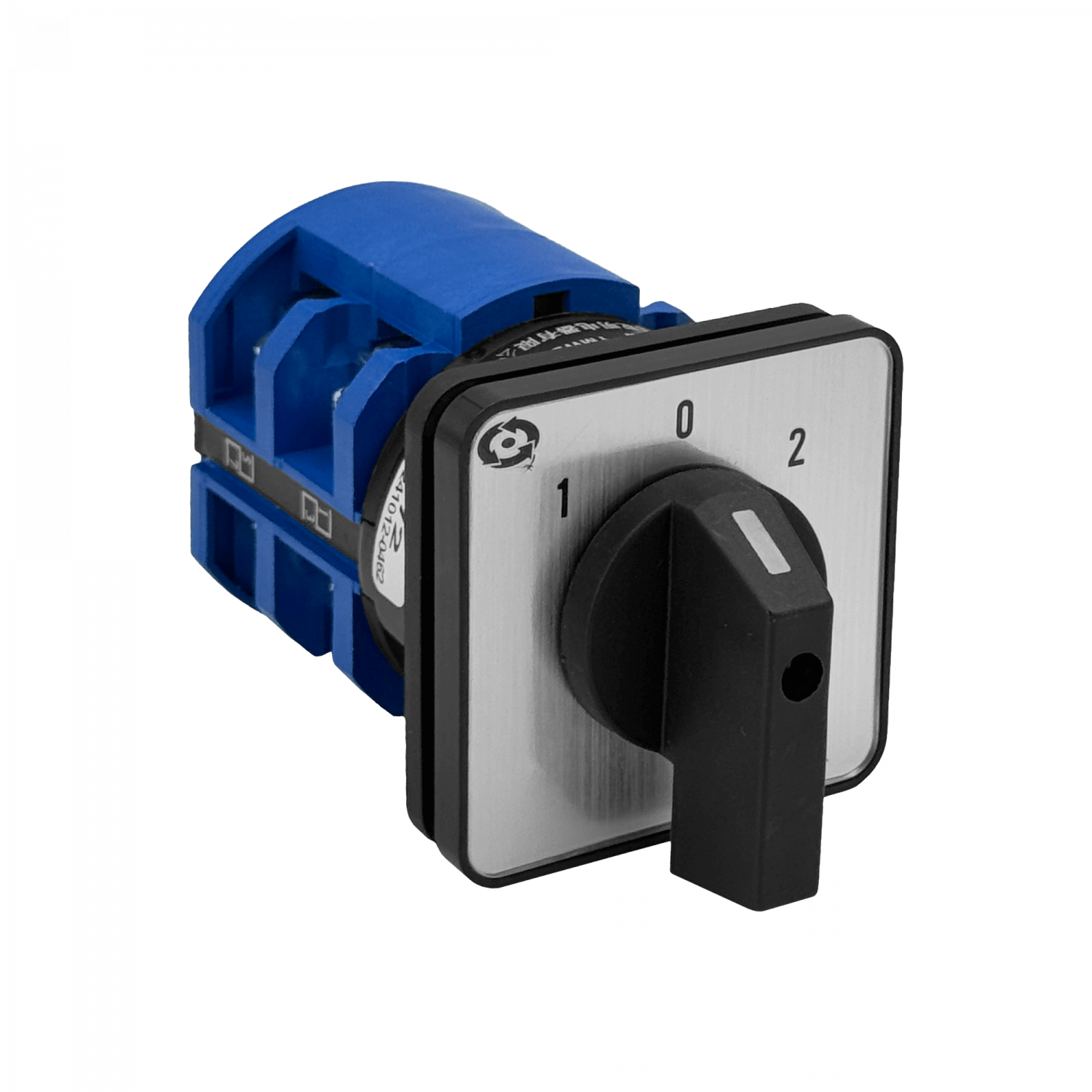 Conmutador 2-Fases 1-0-2 63A 680V 3-pos Interruptor 65x65mm H-80mm 6