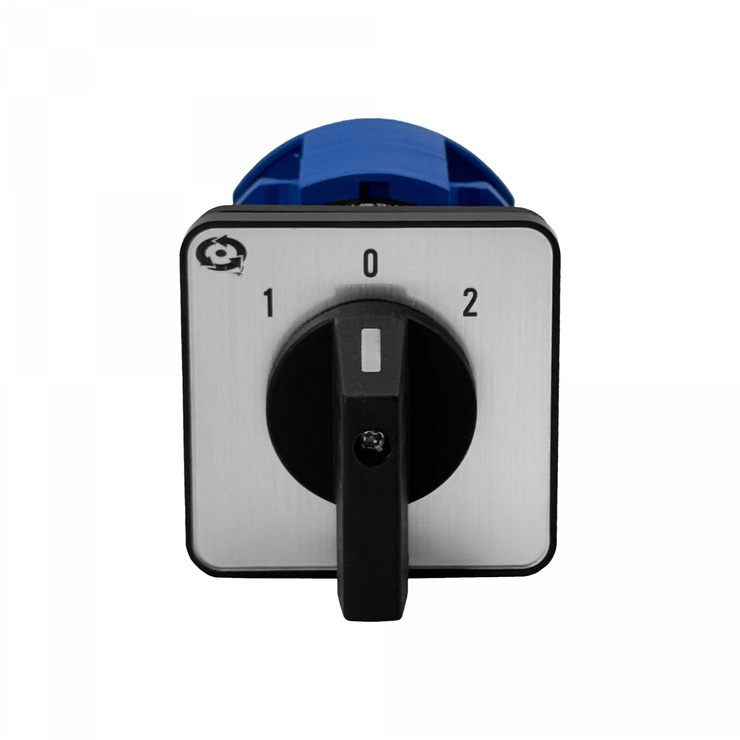 Conmutador 2-Fases 1-0-2 63A 680V 3-pos Interruptor 65x65mm H-80mm 7