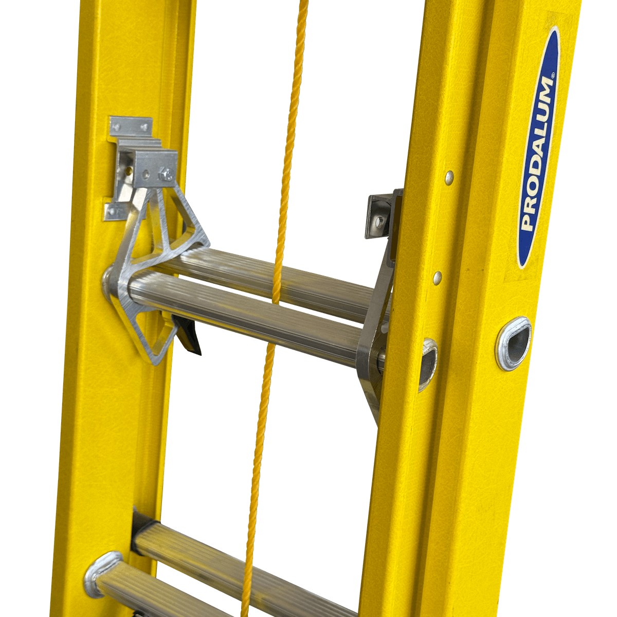 3,8-7,60mt 140kg Telescopica Fibra De Vidrio 28-Peldano Escalera 3