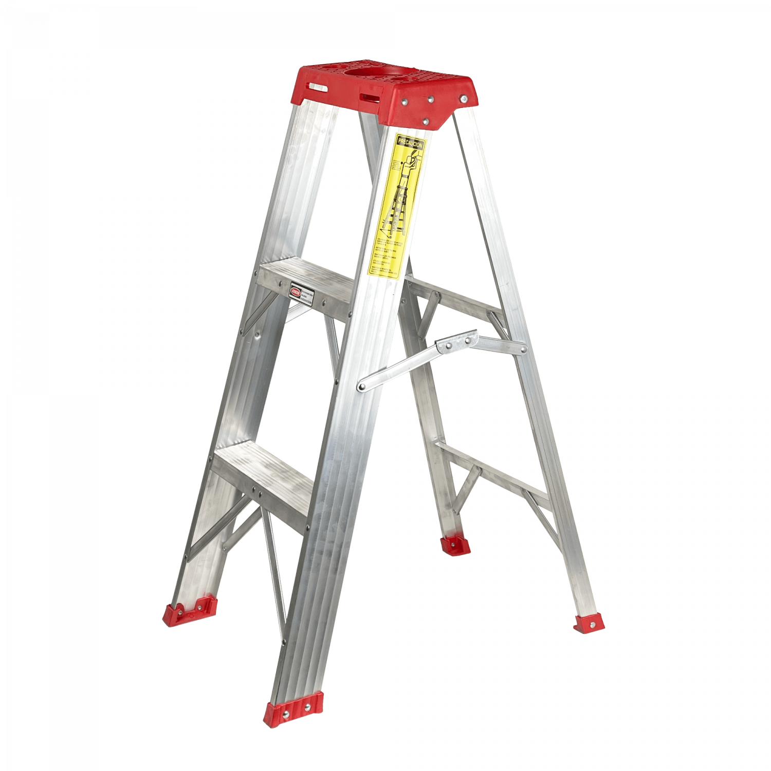 0,9mt 90kg Taburete Tijera Aluminio 3-Peldano Escalera 0.91mt Escala 2
