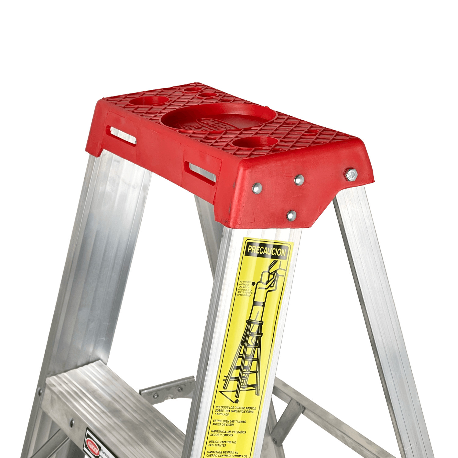 0,9mt 90kg Taburete Tijera Aluminio 3-Peldano Escalera 0.91mt Escala 3