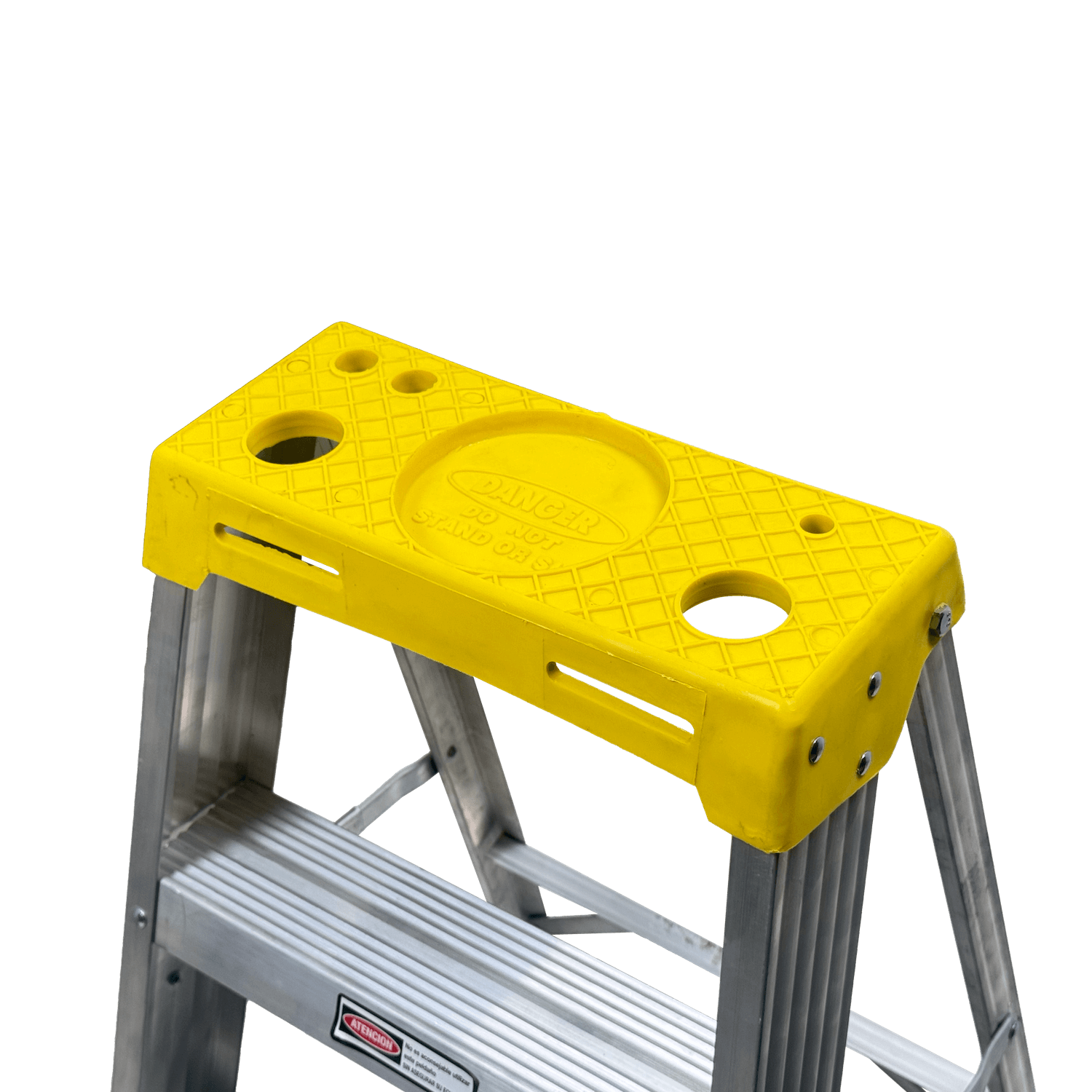 0.7mt 105KG Taburete Tijera Aluminio 3-Peldano Escalera 0,71mt 3