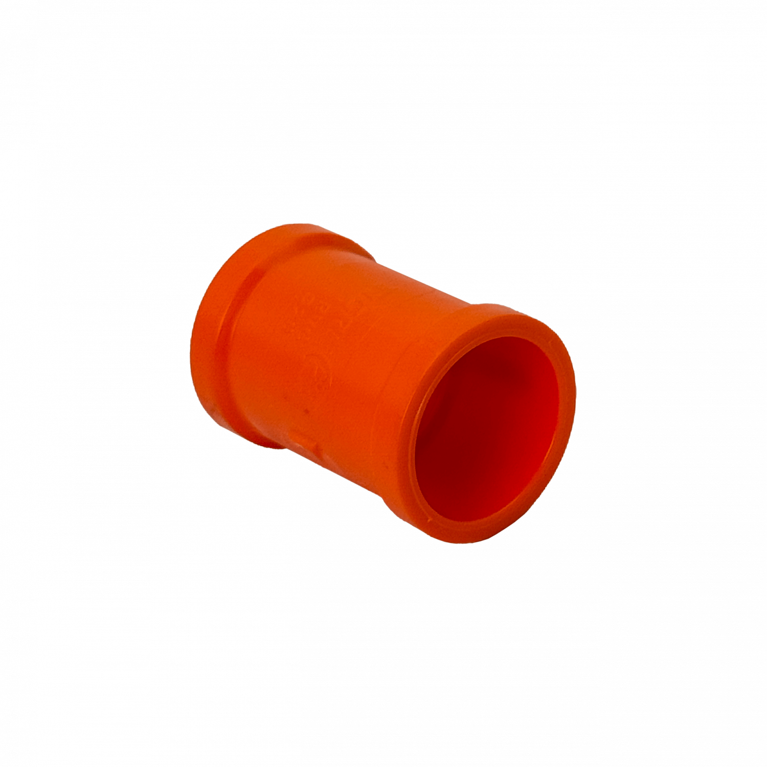 20mm Copla PVC para Tubo Naranjo Certificacion SEC 1