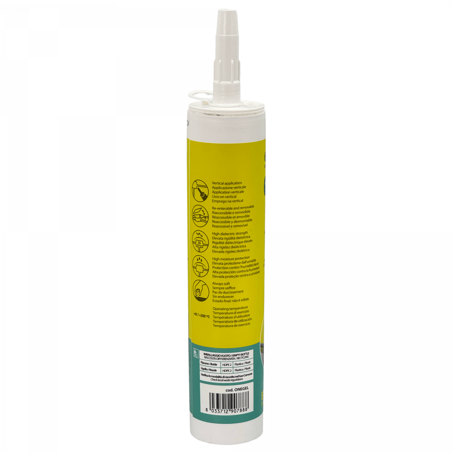 Gel Aislante Dielectrico IP68 300ml No Caduca Sin olor -60 a 200ºC 2