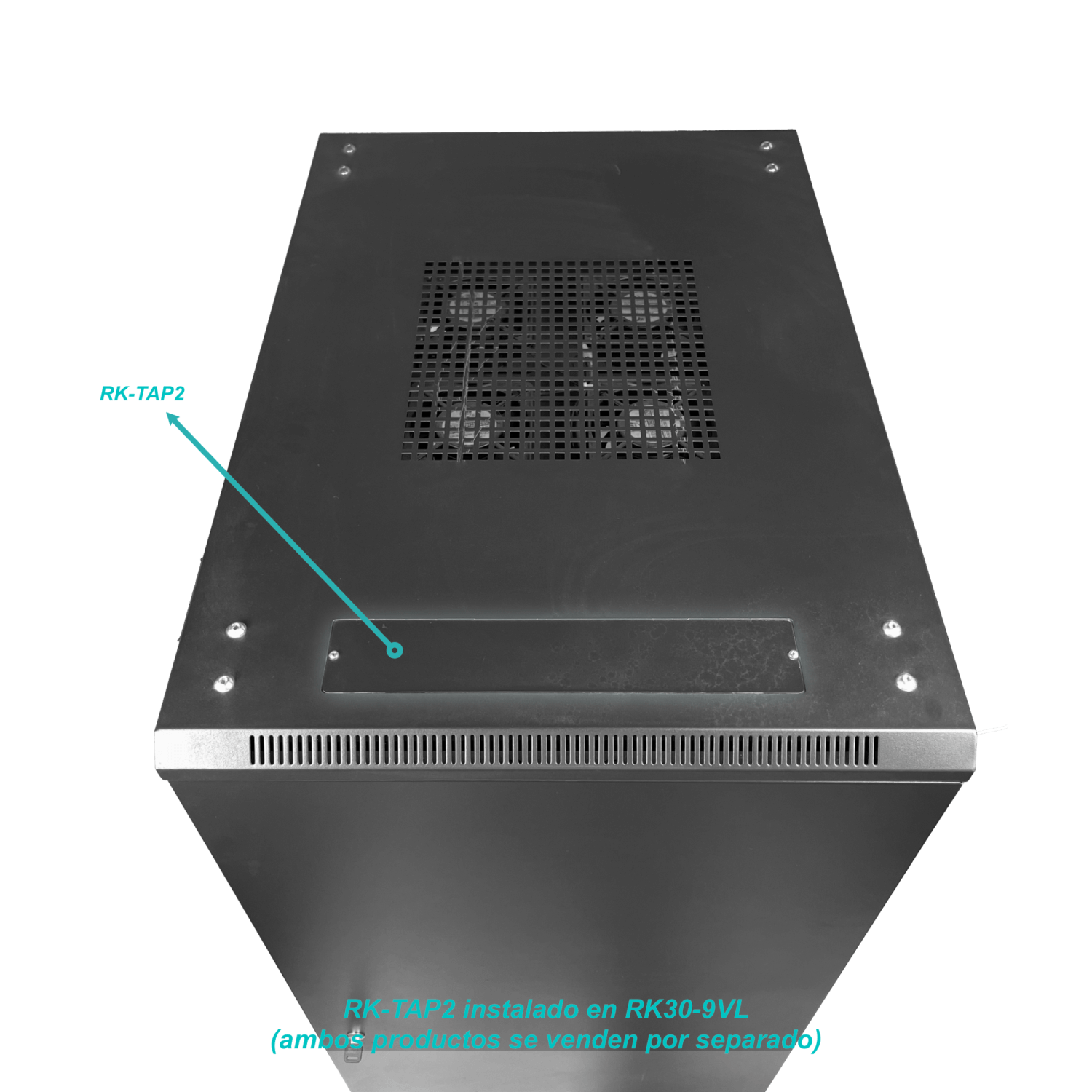 Tapa Metalica Superior e Inferior LINKMADE RK-TAP2 para Rack 15U-42U Alta Resistencia 2