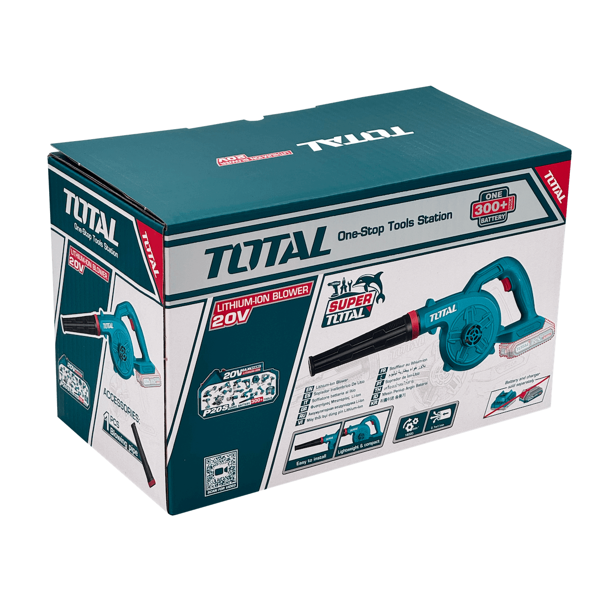 Soplador aire Total SOP-TOTAL inalambrico 20V 18000RPM 6